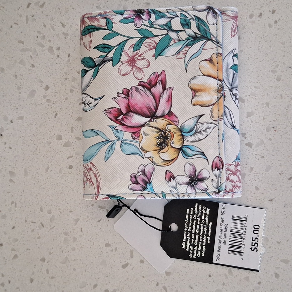 Julia Buxton medium tri-fold wallet